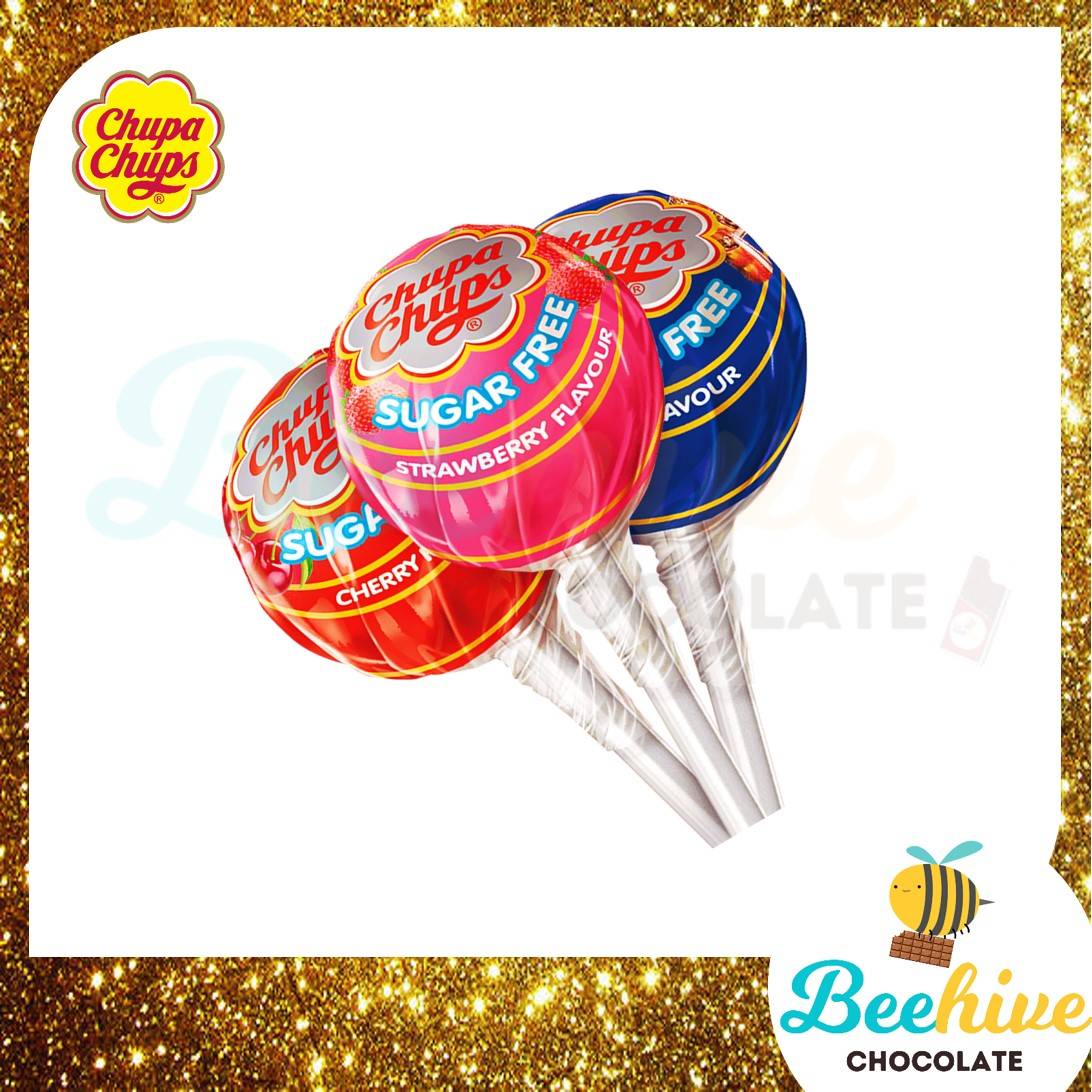 Chupa Chups Sugar Free Lollipops 66g